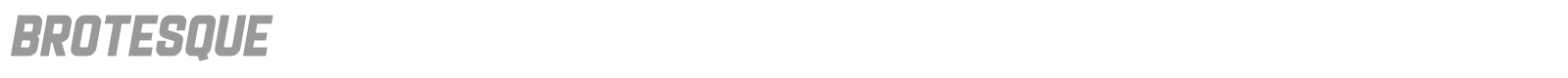 Brotesque font preview
